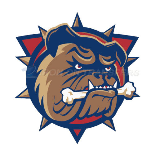 Hamilton Bulldogs Iron-on Stickers (Heat Transfers)NO.9031